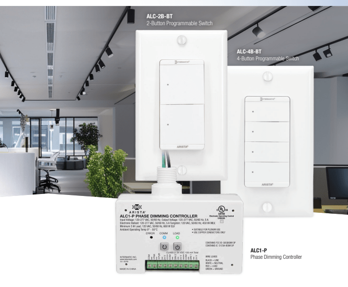 ARISTA Advanced Lighting Control System from Intermatic Simplifies Installation